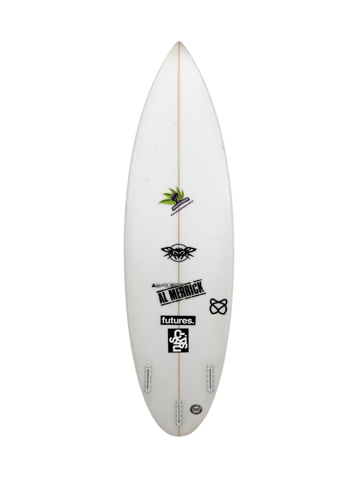CI 2.Pro 5'9" x 18 3/8" X  2 5/16", Round, 3x   Fin Boxes [Good] - ID:1171933
