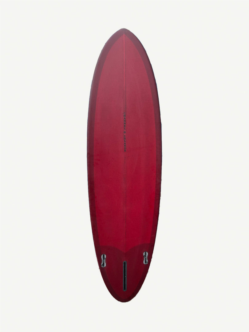 CI Mid - Tinted 7'10" x 22" X  3" - 57.10L, Round, 3x  Single + 2 Boxes FCS 2 Fin Boxes, PU - ID:898472