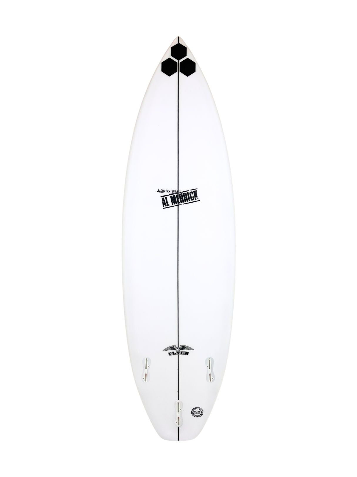 OG Flyer 5'7" x 18 1/2" X  2 1/4" - 25.00L, Round Square, 3x  FCS 2 Fin Boxes, PU - ID:1078349