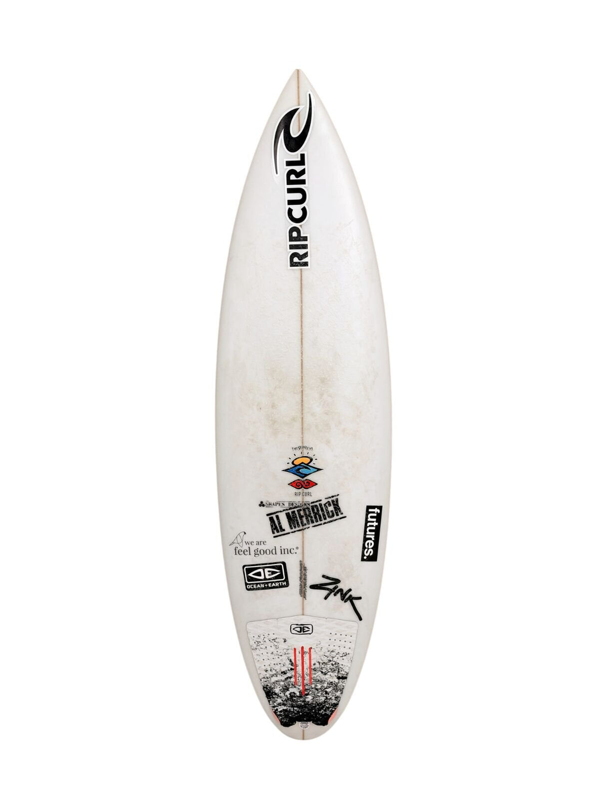 CI 2.Pro - Round Tail 5'8" x 18 3/8" X  2 3/16", Round, 3x  Futures Fin Boxes, PU [Good] - ID:1072221