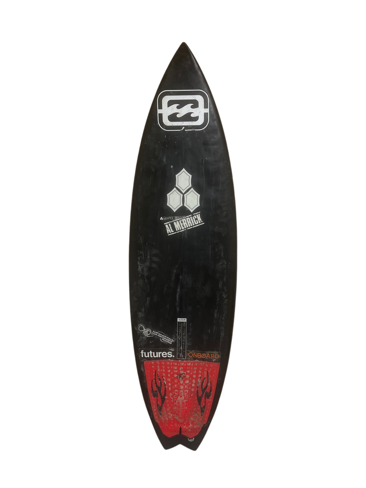 PROTOTYPE 5'4" x 17 1/2" X  2 1/16", Swallow, 3x  Futures Fin Boxes, EPOXY [Good] - ID:1036153