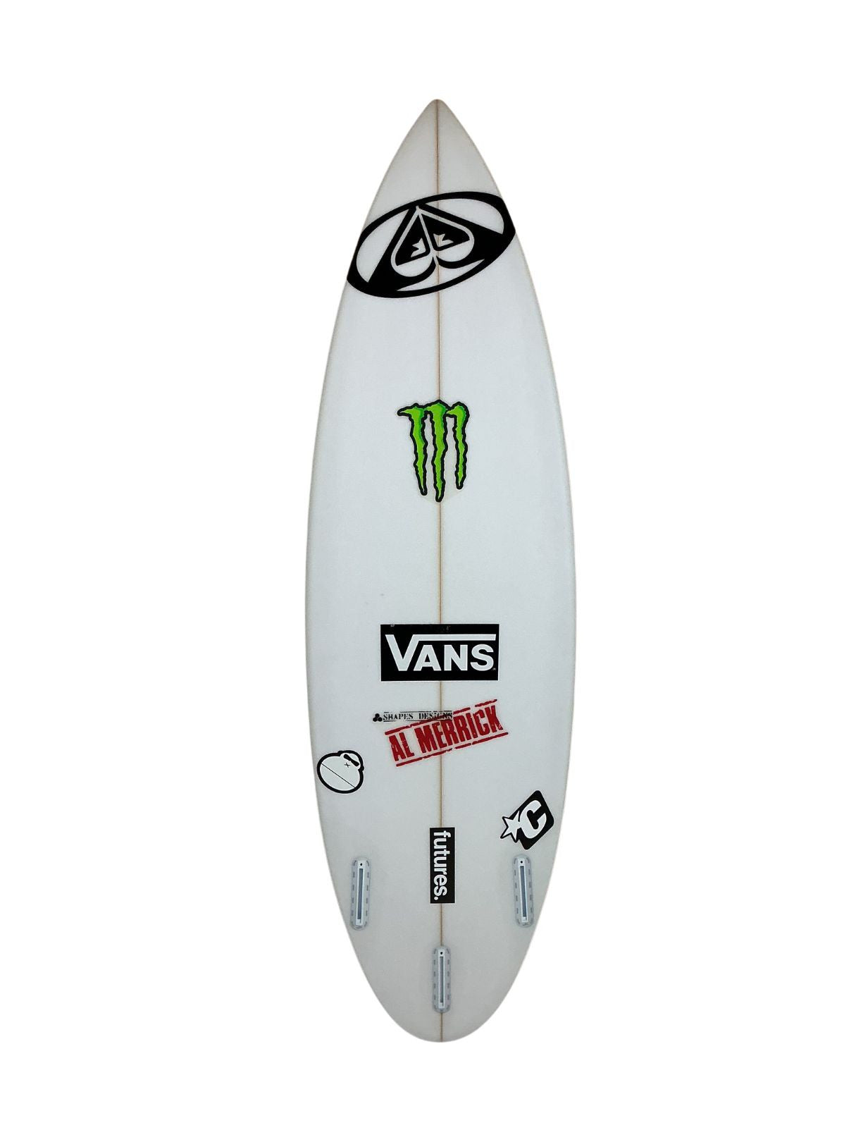 PROTOTYPE 5'6"1/2 x 18 3/16" X  2 3/16", Round, 3x  Futures Fin Boxes, PU [Semi New] - ID:1114828