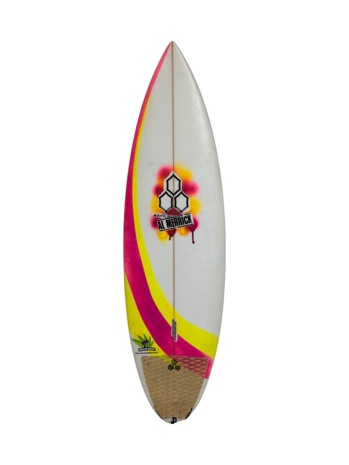 Mikey February Shorty - Round Tail 5'6" x 18 1/8" X  2 3/16", 3x   Fin Boxes [Good] - ID:1141843
