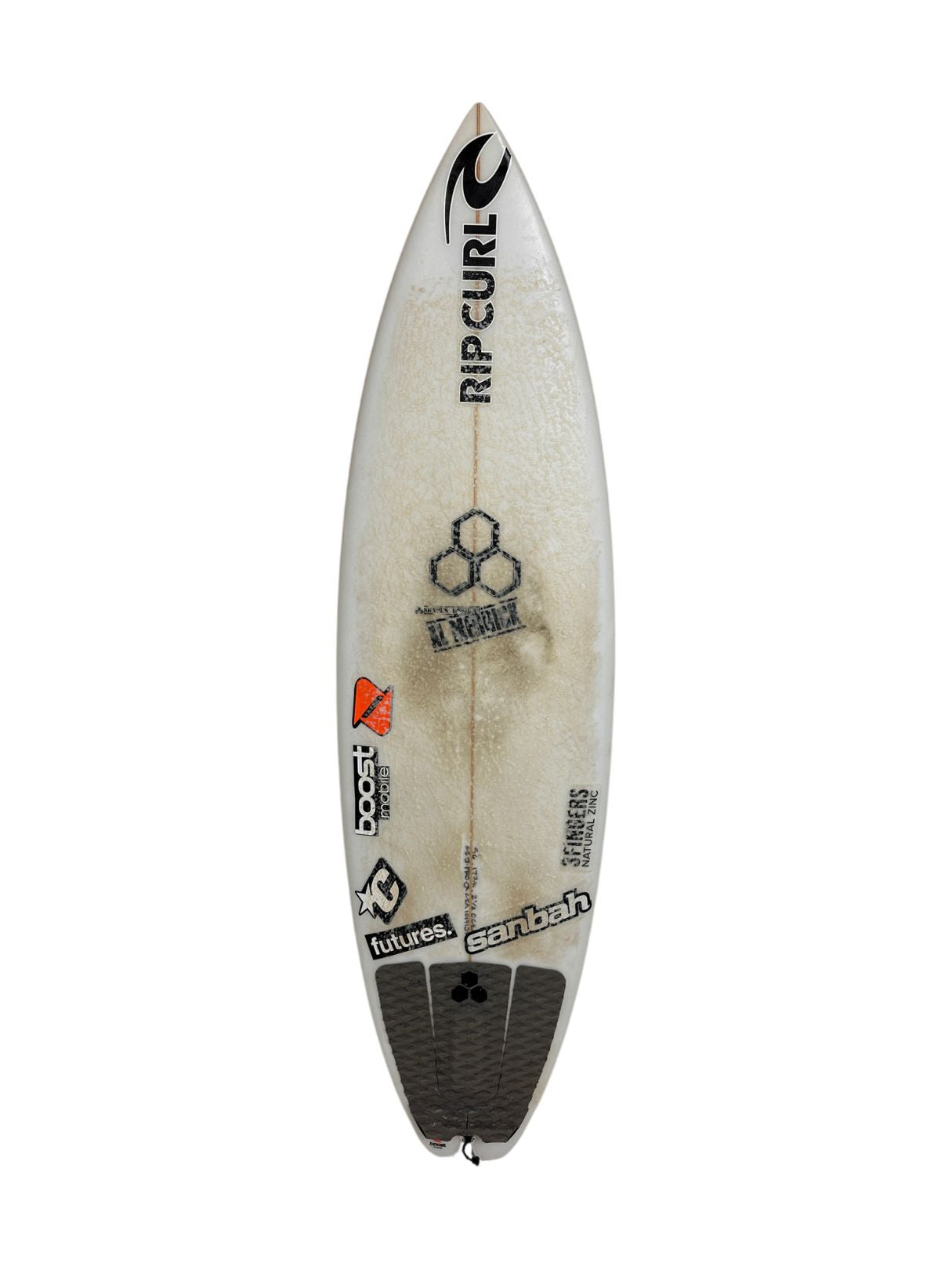 Mikey February Shorty 5'6" x 17 3/4" X  2 1/8", Round Square, 3x  Futures Fin Boxes, PU [Good] - ID:1019189