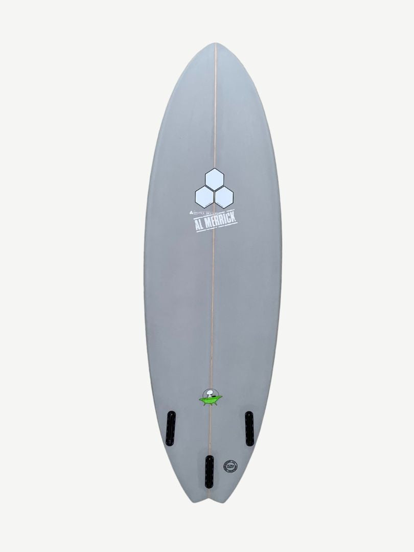 Pod 5'10" x 20 1/4" X  2 1/2" - 31.70L, Swallow, 3x  Futures Fin Boxes, PU - ID:936142